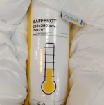 Одеяло легкое SÄFFEROT СЭФФЕРОТ, 200x200