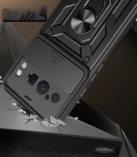 Чехол с кольцом Bumper Case для Google Pixel 8 Pro