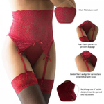 Пояс для чулок на высокой посадке Red Sexy Lace (M-L)