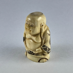 Статуэтка нэцкэ Бог Хотей с большим пузом