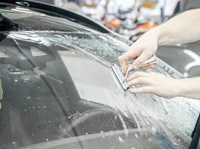 Антискол защита на лобовое стекло пленка