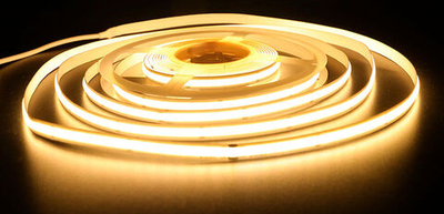 Лента COB 310LED/м 12V 8W 3000К IP33 5м