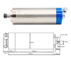 Шпиндель с жидкостным охлаждением 800 Вт Start/Partner