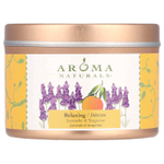 Aroma Naturals, Soy VegePure®, жестяная свеча для путешествий, расслабляющая лаванда и мандарин, 79,38 г (2,8 унции)
