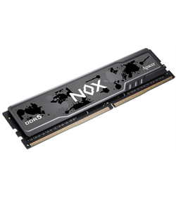 Apacer DDR5 16GB 6000MHz DIMM NOX Black Gaming Memory (PC5-48000) CL40 1.35V (Retail) 2048*8 Heat Sink (Retail) 3 years (AH5U16G60C512MBAA-1)