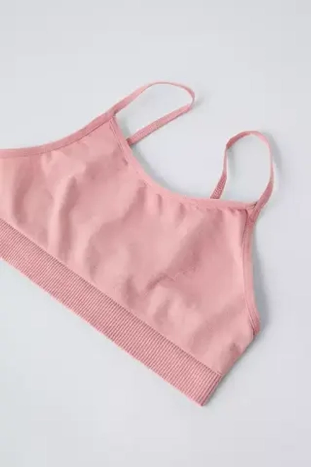 ZARA НАБОР ИЗ ДВУХ ТОПОВ SEAMLESS, РАЗНОЦВЕТНЫЙ