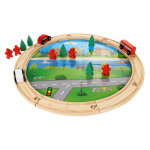 Развивающая игрушка Деревянная дорога 25 эл, коробка C-41884