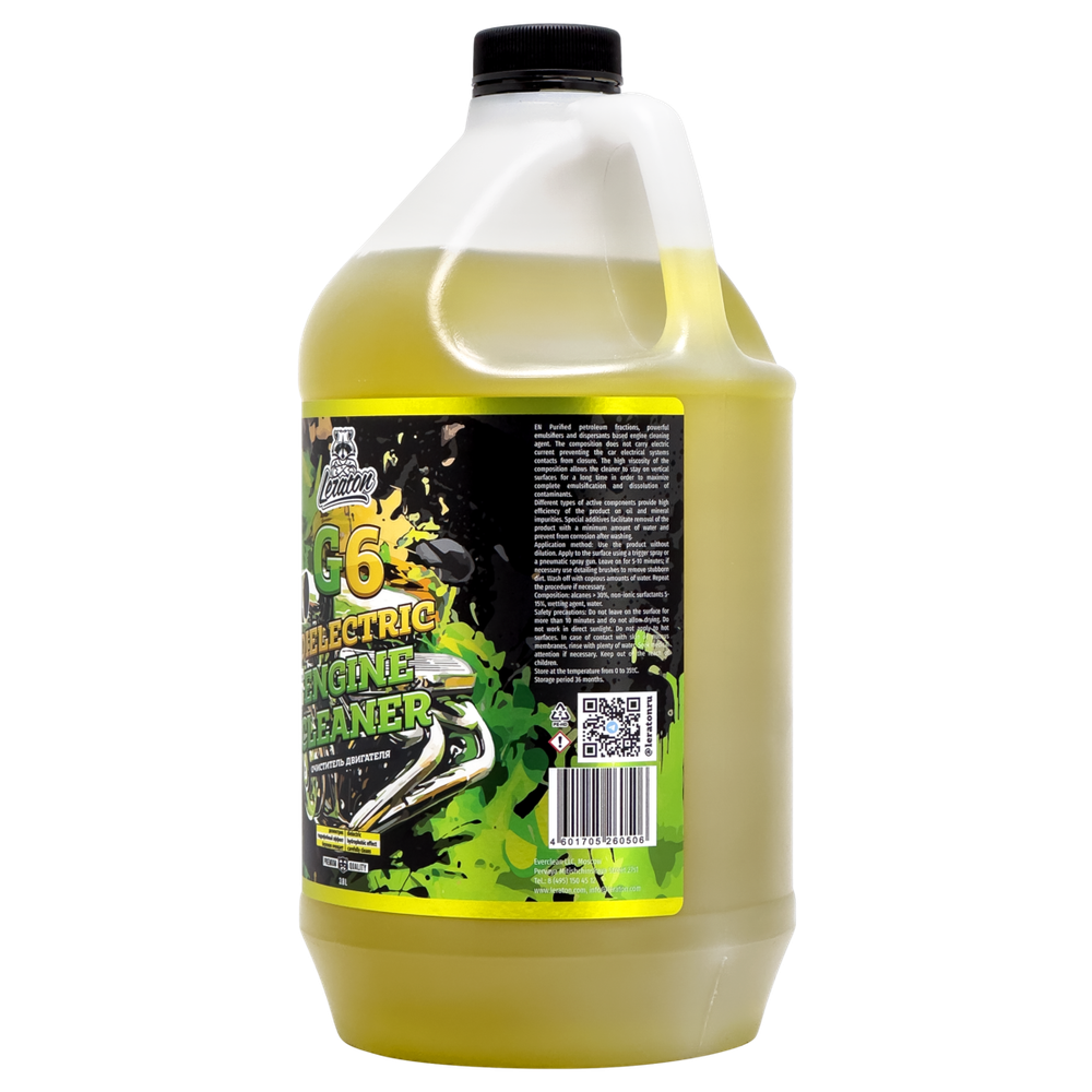 LERATON Очиститель двигателя, диэлектрик G6 3,8 л.