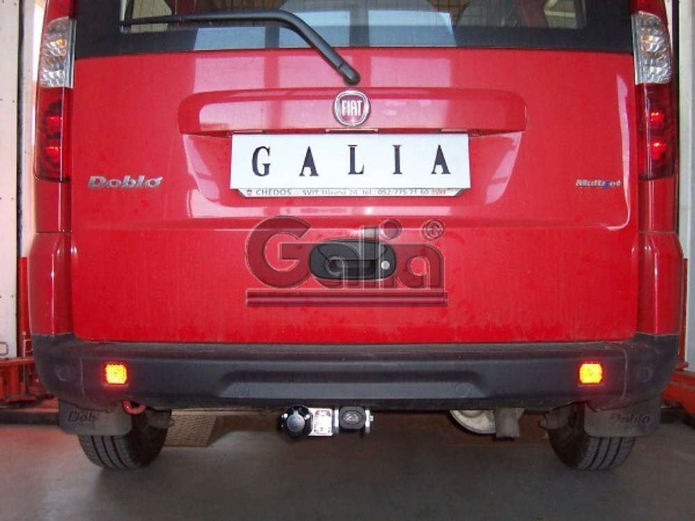Фаркоп оцинкованный Galia F070A для FIAT Doblo 2001-2010(паспорт и сертификат в комплекте)(без электрики)