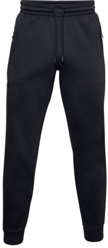 Мужские теннисные штаны Under Armour Recover Fleece Pant - черный