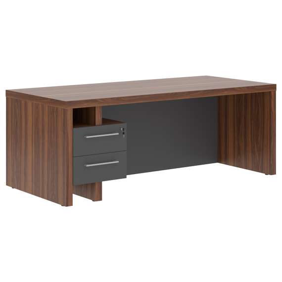 Стол руководителя ZSTD 209H.A /Антрацит 2000х900х745 ZENN