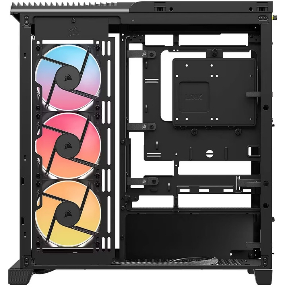 Корпус Corsair Frame 4500X RS-R ARGB, Midi-Tower, E-ATX, ATX, mATX, mITX, Black, без БП