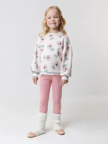 брюки  для девочки  КП 4940/розовый зефир