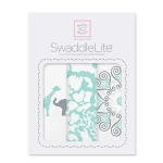 SwaddleDesigns Набор пеленок маркизет SwaddleLite - Sweet Dreams, SeaCrystal