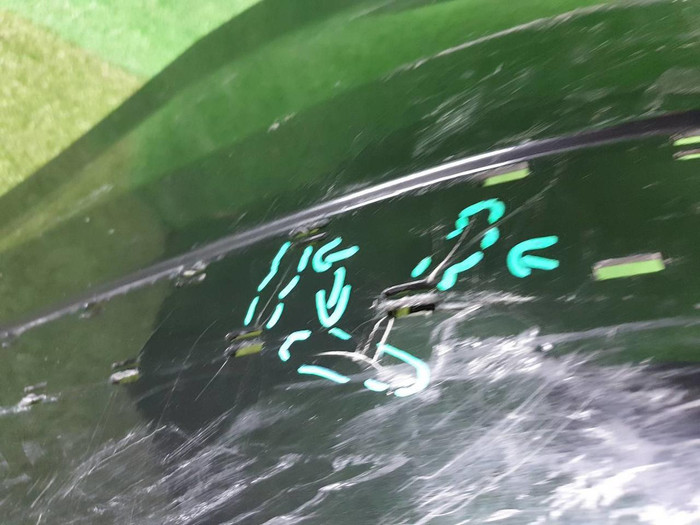 Бампер задний Mercedes GLK x204 (2008-2012)