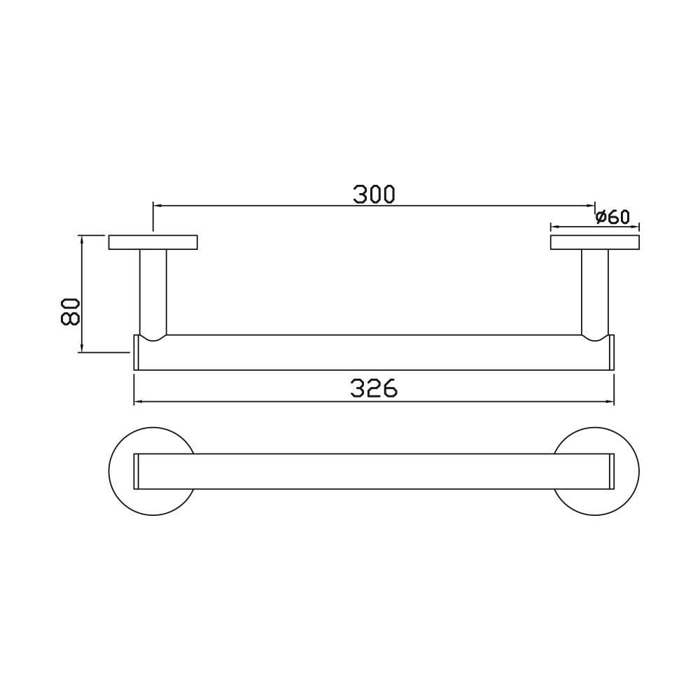 Вешалка для полотенец Jaquar ACN-CHR-1101N