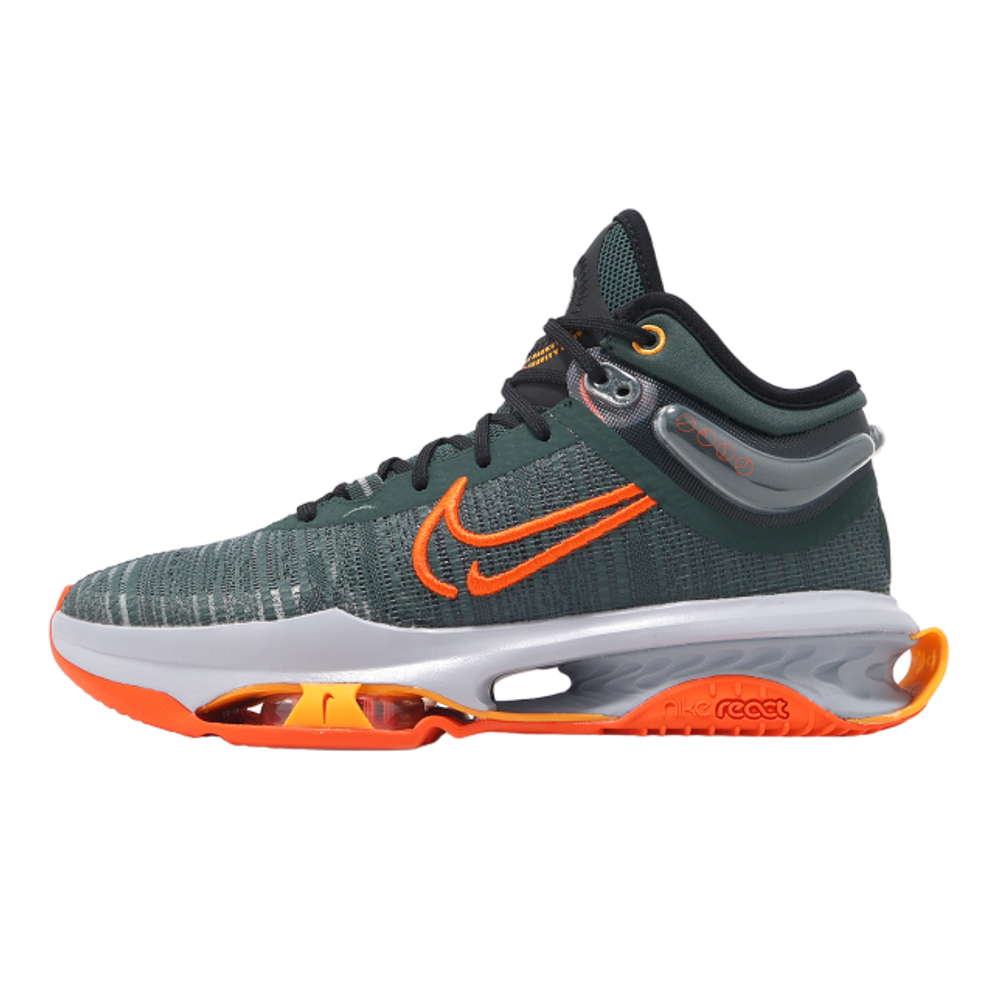 NIKE AIR ZOOM G.T. JUMP 2 EP (VINTAGE GREEN/SAFETY ORANGE VERT VINTAGE/ORANGE SECURITE) 9,5