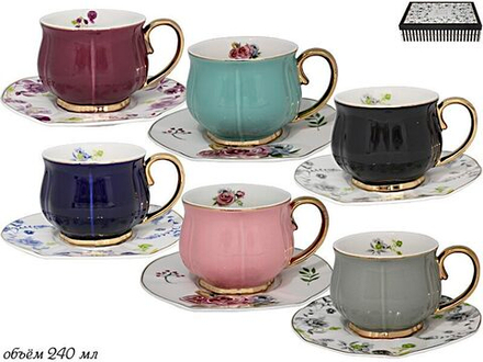 Lenardi 133-115 Чайный набор 240 мл 12пр. в под.уп.(х6)Фарфор