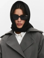 Косынка плотная замшевая