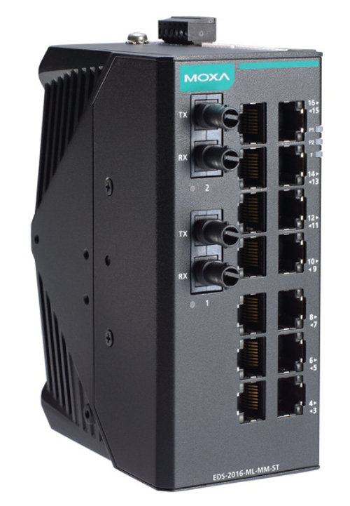 Коммутатор MOXA EDS-2016-ML-MM-ST-T