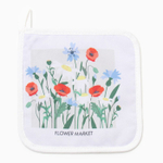 Набор кухонный «Доляна. Полевые цветы»: варежка 20×28 см, прихватка 17×17 см, 35% хлопок, 65% п/э