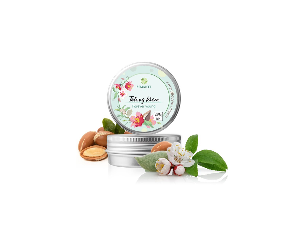 Naturalis Semante Forever Young - питательный крем для тела с миндальным маслом /   50  ml  / GTIN 8594182801804