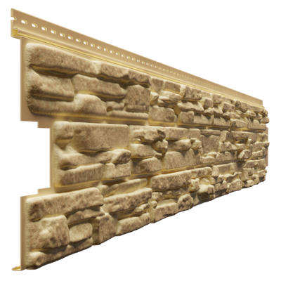 Сайдинг LUX под камень, Rocky, арахис