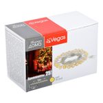 Электрогирлянда светодиодная Vegas "Бриллианты", 25 ламп, теплый свет, 8 режимов, 5м