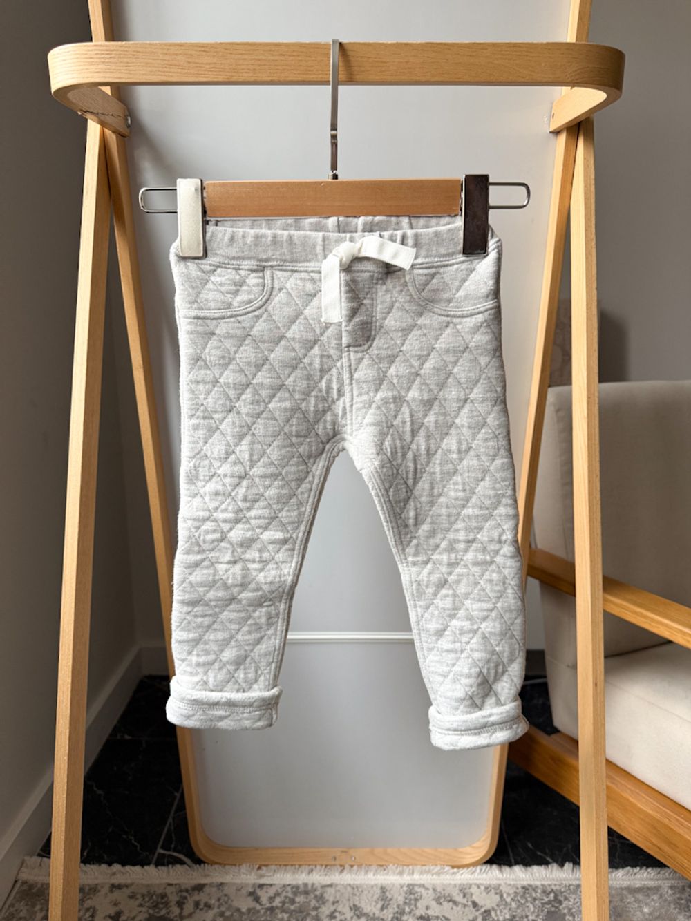 Хлопковые утепленные брюки Petit Bateau, 86