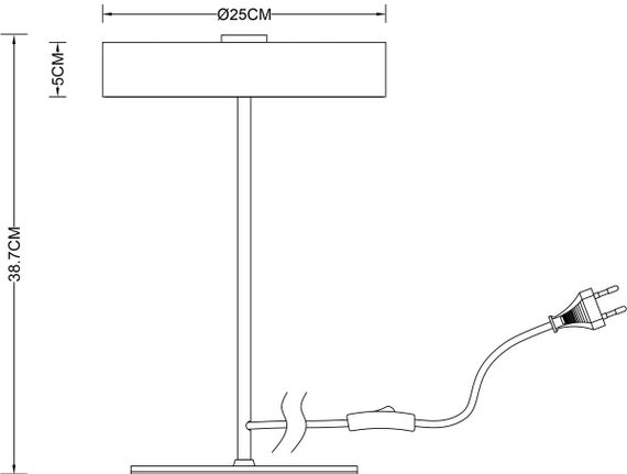 Настольная лампа Arte Lamp Elnath A5038LT-3WH