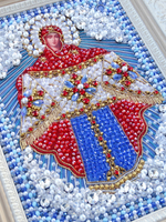 И-22а Набор для вышивания хрустальными камнями Покров Пресвятой Богородицы (мал.)