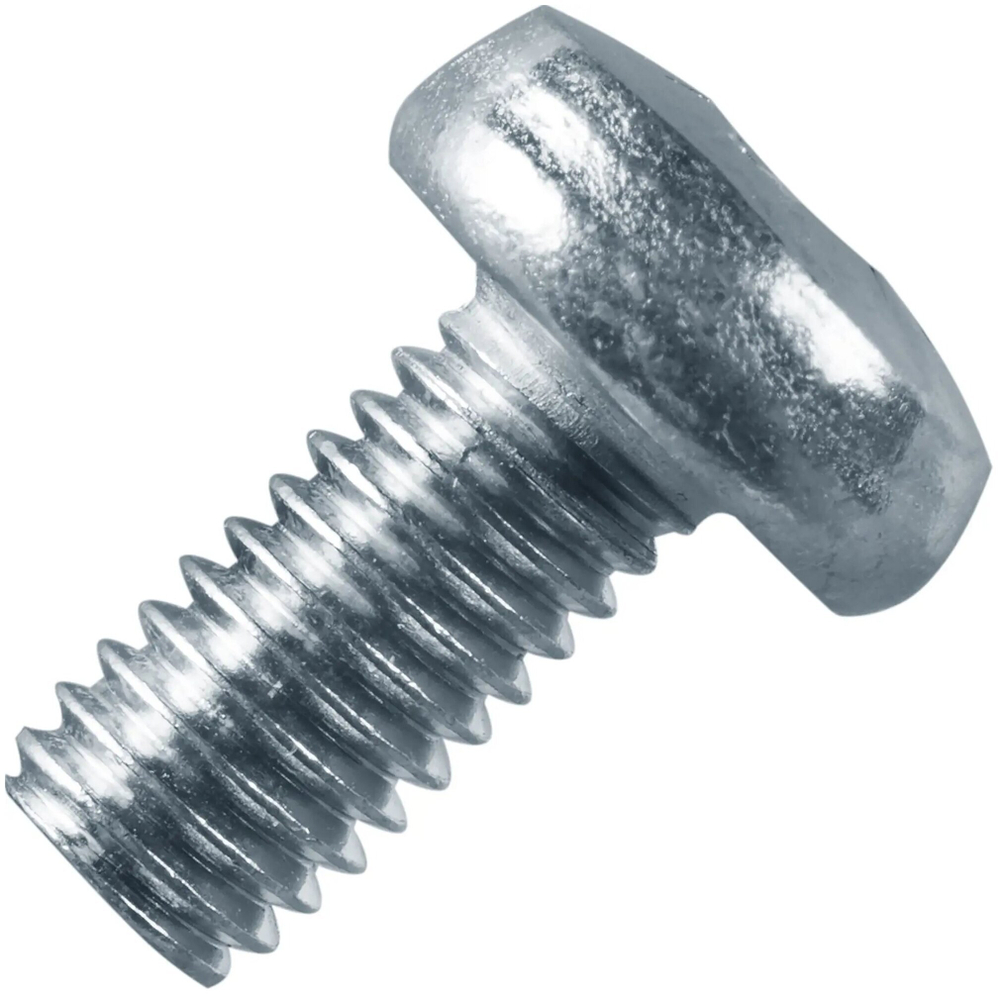 ВИНТ СТРОЙБАТ С ПОЛУКР/ГОЛОВОЙ ОЦИНК DIN 7985 М 6Х12 12ШТ