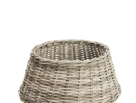 Корзина для декорирования основания елки белая, 28х65 см., House of Seasons (85395)