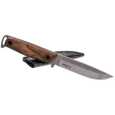 Нож Kizlyar Supreme General X1 420HC дерево, Wood/Stonewash