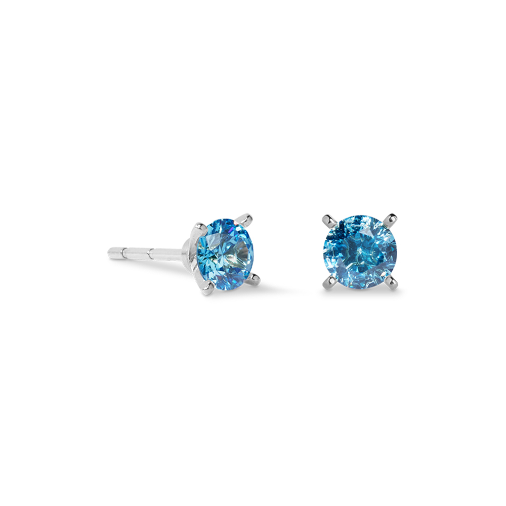 Серьги Coeur de Lion Blue-Silver 0207/21-0717