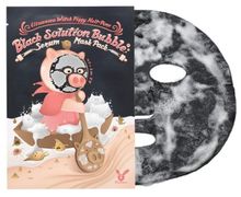 Elizavecca Witch Piggy Hell-Pore Black Solution Bubble Serum Mask Pack кислородно-пузырьковая маска с угольным порошком 28 г