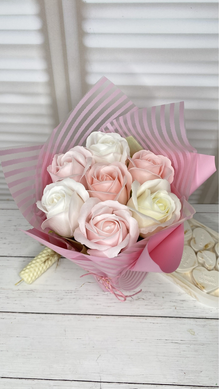 Цветы из мыла