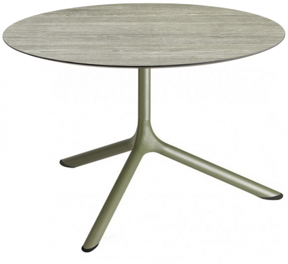 Столик ламинированный кофейный Scab Design Tripe Maxi, оливковый, состаренный серый дуб