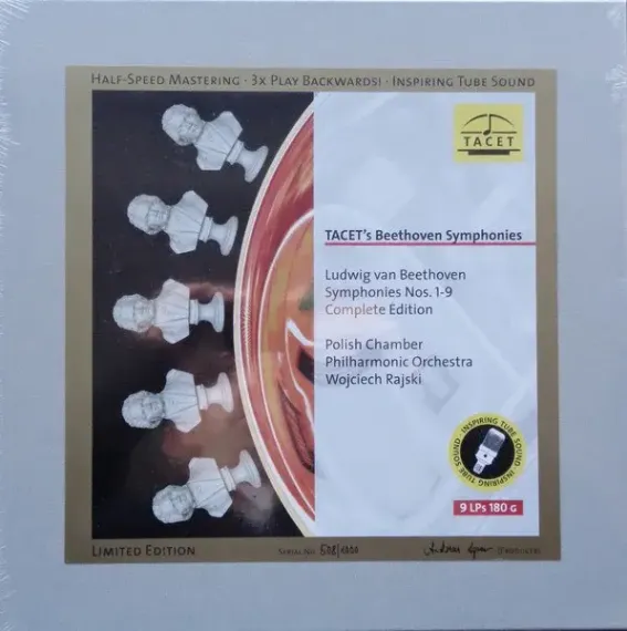 Ludwig van Beethoven, Polish Chamber Philharmonic Orchestra, Wojciech Rajski - TACET's Beethoven Symphonies (Symphonies Nos. 1-9 Complete Edition) - (Analogue) 9LP Box
