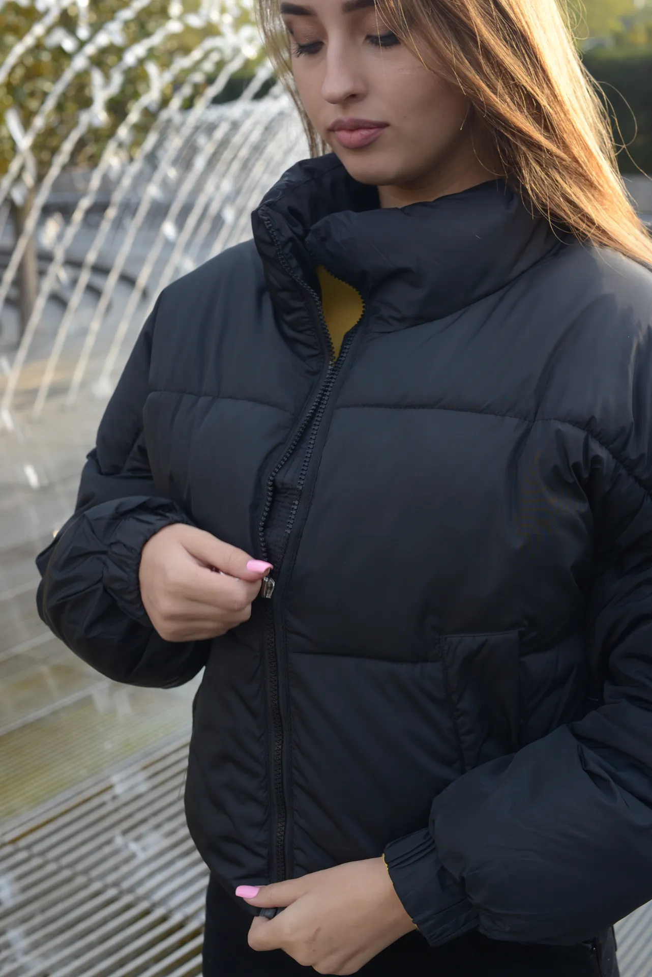 Куртка женская зимняя короткая дутая Nadya