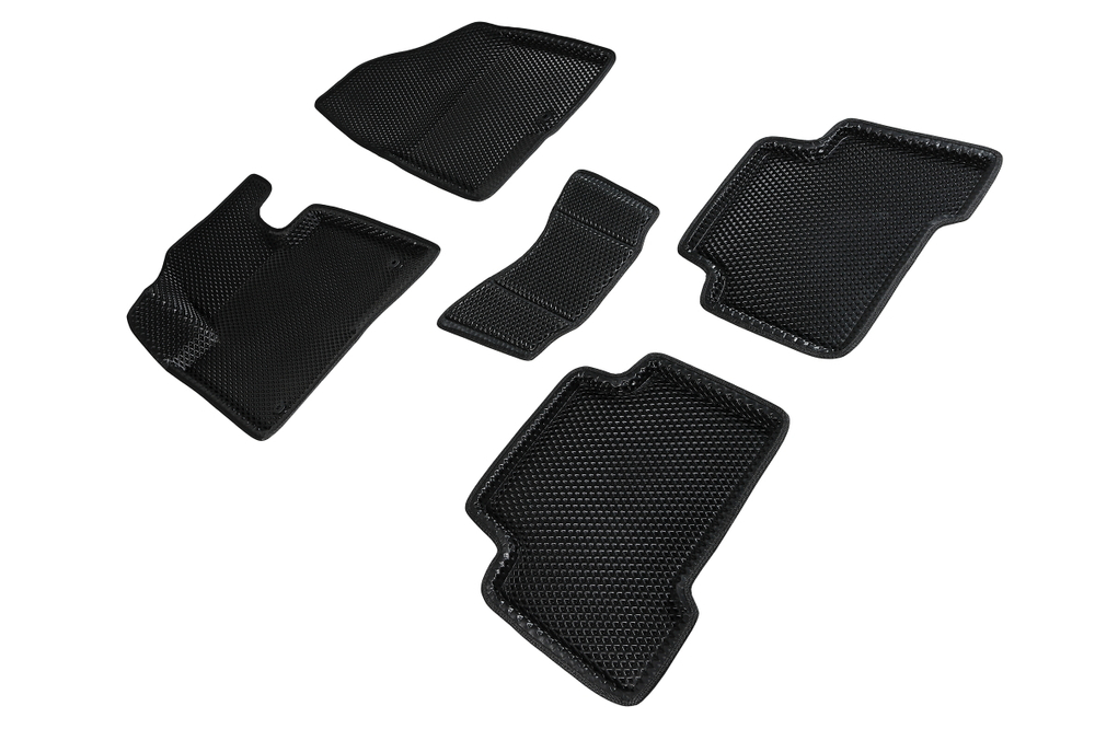 Коврики EVA 3D ромб для Hyundai Santa Fe III 2012-2018 Seintex.95288