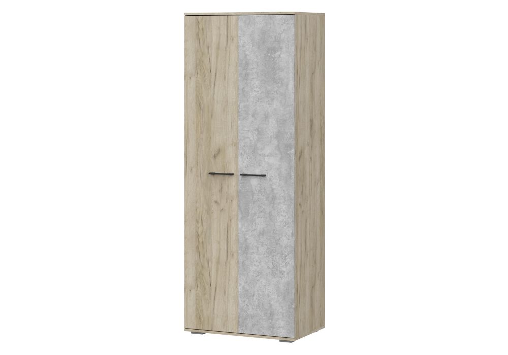 Шкаф Вальс ШК-800 дуб крафт серый / бетонный камень