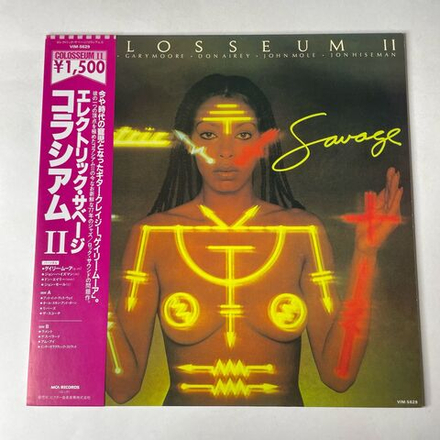 Винтажная виниловая пластинка LP Colosseum II Electric Savage (Япония 1983) (Оби)