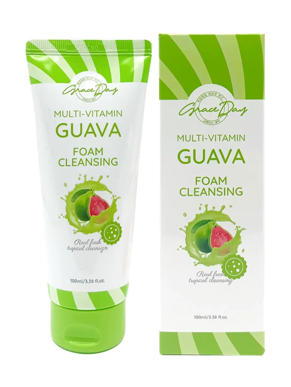 GRACE DAY - ПЕНКА ДЛЯ УМЫВАНИЯ С ЭКСТРАКТОМ ГУАВЫ MULTI-VITAMIN GUAVA FOAM CLEANSER, 100 МЛ