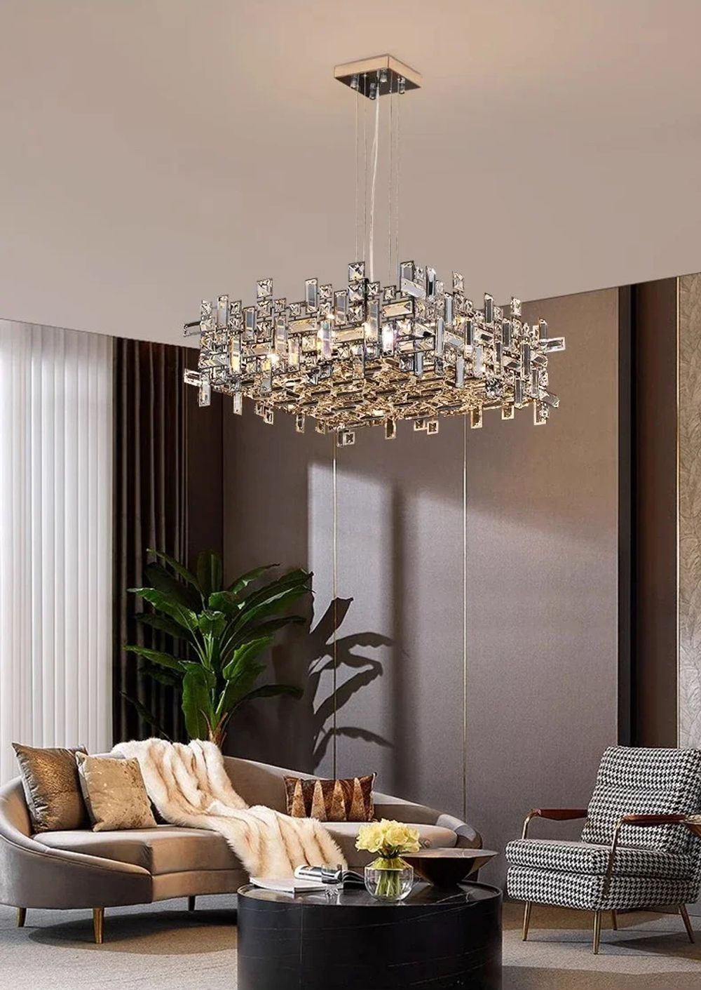 Люстра P7838-W60 chrome