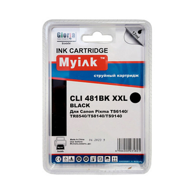 Картридж MyInk, аналог CANON CLI-481XXLBK для PIXMA TR7540/TR8540/S6140/TS8140/TS9140 Photo Black