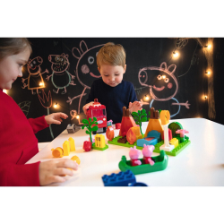 BIG Bloxx Peppa Pig — походный набор из кирпичей + 2 фигурки Пеппы и Сьюзи 57143 / артикул   57143  / GTIN 4004943571432