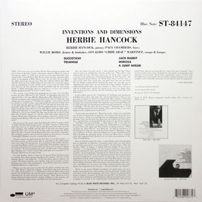 Herbie Hancock, Paul Chambers, Willie Bobo,Osvaldo Martinez / Inventions & Dimensions (LP)