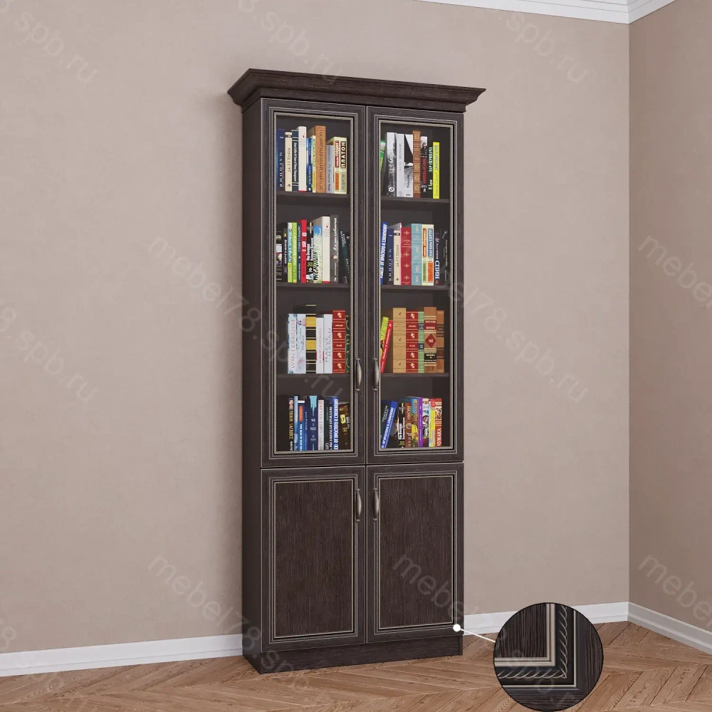 Шкаф книжный 2/3