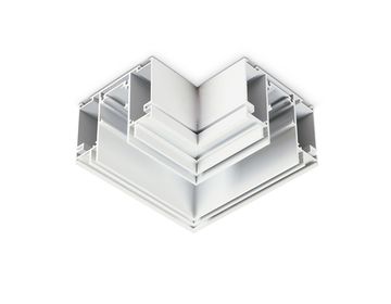 Коннектор угловой для шинопровода в натяжной потолок GL3391 WH белый Magnetic Standard 48V Ambrella